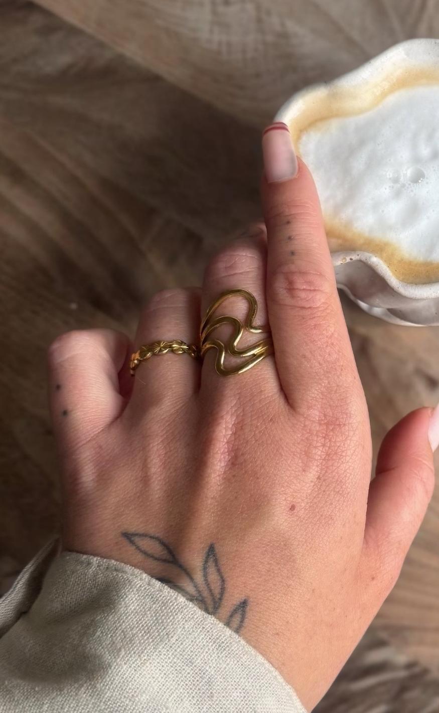 Smykkeli Copenhagen Ring - Sunny - Gold Colour